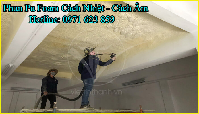 phun pu foam cách nhiệt cách âm